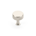 Schaub Pub House Knurled Knob Polished Nickel - 1 1/4 in