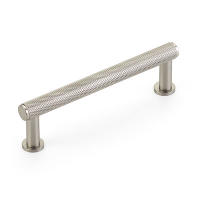 Schaub Pub House Knurled Pull Brushed Nickel - 4 in