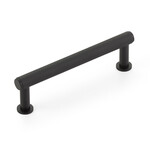 Schaub Pub House Knurled Pull Matte Black - 4 in