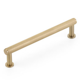 Schaub Pub House Knurled Pull Signature Satin Brass - 5 in