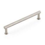 Schaub Pub House Knurled Pull Brushed Nickel - 6 in
