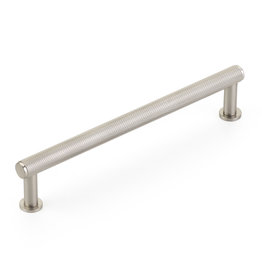 Schaub Pub House Knurled Pull Brushed Nickel - 6 in