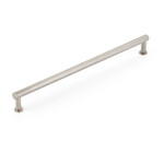 Schaub Pub House Knurled Pull Brushed Nickel - 10 in