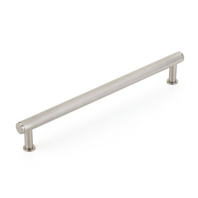 Schaub Pub House Knurled Appliance Pull Brushed Nickel - 12 in