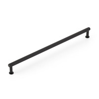Pub House Knurled Pull Matte Black - 12 in