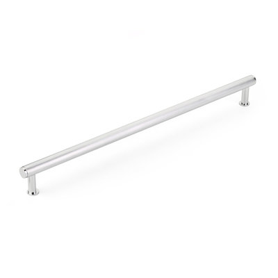 Schaub Pub House Knurled Appliance Pull Polished Chrome - 18 in