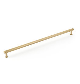 Schaub Pub House Knurled Appliance Pull Signature Satin Brass - 24 in