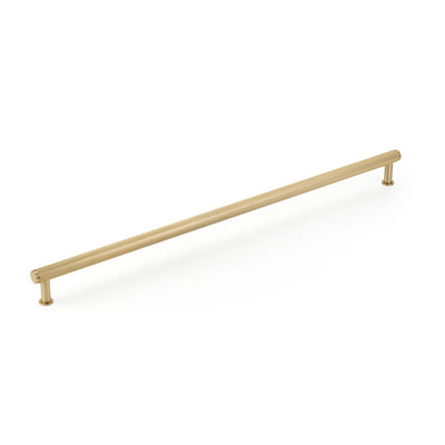 Schaub Pub House Knurled Appliance Pull Signature Satin Brass - 24 in