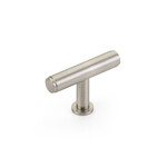 Schaub Pub House T-Knob Brushed Nickel - 2 in
