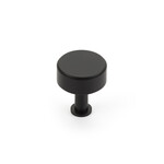 Schaub Pub House Knob Matte Black - 1 1/4 in
