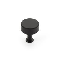 Pub House Knob Matte Black - 1 1/4 in
