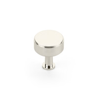 Pub House Knob Polished Nickel - 1 1/4 in