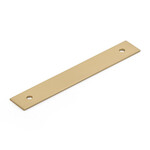 Schaub Pub House Backplate Signature Satin Brass - 4 in