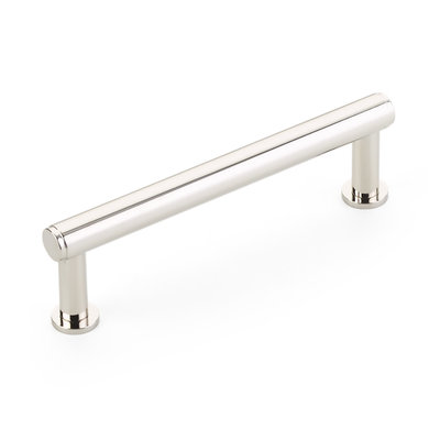 Schaub Pub House Pull Polished Nickel - 4 in