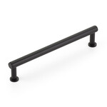 Schaub Pub House Pull Matte Black - 6 in