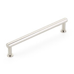 Schaub Pub House Pull Polished Nickel - 6 in