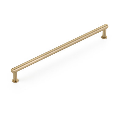 Schaub Pub House Pull Signature Satin Brass - 10 in