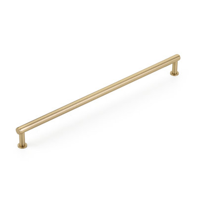 Schaub Pub House Pull Signature Satin Brass - 12 in