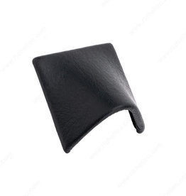 Richelieu Contemporary Leather Pull Black - 1 9/16 in