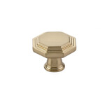 Emtek Midvale Knob Satin Brass - 1 3/4 in