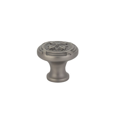 Emtek Ribbon & Reed Knob Pewter - 1 1/4 in