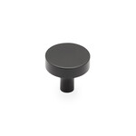 Schaub Haniburton Knob Matte Black - 1 1/4 in