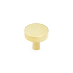 Schaub Haniburton Knob Unlacquered Brass - 1 1/4 in