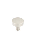 Schaub Haniburton Knob Satin Nickel - 1 1/4 in