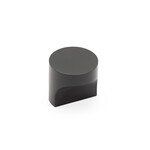 Schaub Haniburton Round T-Knob Matte Black - 1 1/4 in