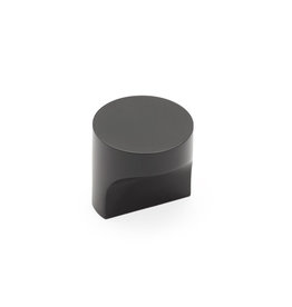 Schaub Haniburton Round T-Knob Matte Black - 1 1/4 in