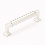 Schaub Haniburton Pull Polished Nickel - 4 in