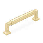 Schaub Haniburton Pull Satin Brass - 4 in