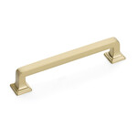Schaub Menlo Park Pull Signature Satin Brass - 5 in