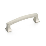Schaub Menlo Park Arched Pull Satin Nickel - 3 1/2 in