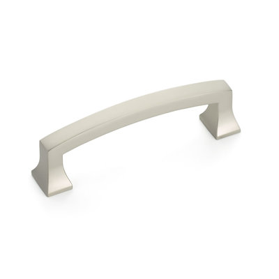 Schaub Menlo Park Arched Pull Satin Nickel - 3 1/2 in