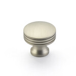 Schaub Menlo Park Round Knob Satin Nickel - 1 1/4 in