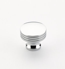 Schaub Menlo Park Round Knob Polished Chrome - 1 1/4 in