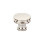Schaub Menlo Park Round Knob Brushed Nickel - 1 1/4 in