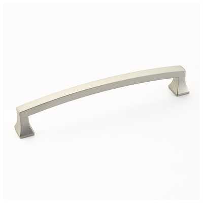 Schaub Menlo Park Arched Pull Satin Nickel - 6 in