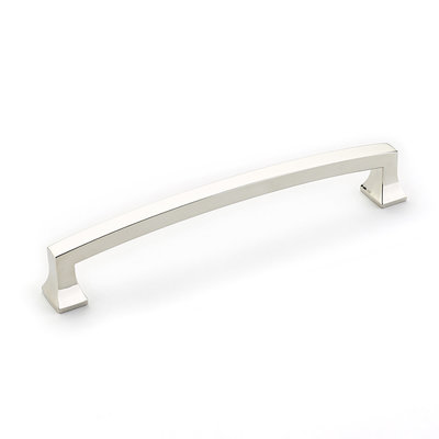 Schaub Menlo Park Arched Pull Polished Nickel - 6 in