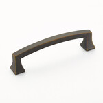 Schaub Menlo Park Arched Pull Ancient Bronze - 4 in