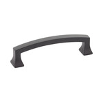 Schaub Menlo Park Arched Pull Matte Black - 4 in