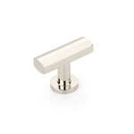 Schaub Heathrow T-Knob Polished Nickel - 1 3/4 in