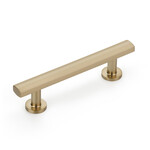 Schaub Heathrow Pull Signature Satin Brass - 3 1/2 in