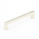 Schaub Vinci Pull Polished White Bronze - 4 in