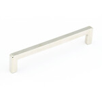Schaub Vinci Pull Polished White Bronze - 6 in