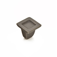 Vinci Indent Knob Black Bronze - 1 1/4 in