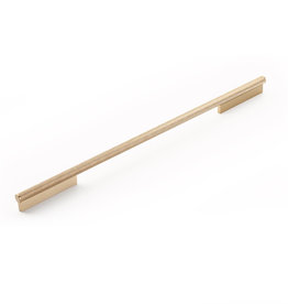 Schaub MODO Pull Signature Satin Brass - 18 in