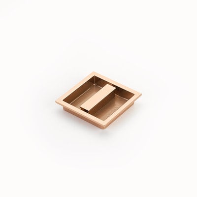 Schaub MODO Recessed Pull Polished Rose Gold - 3 7/8 in