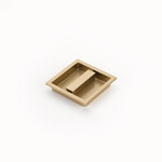 Schaub MODO Recessed Pull Signature Satin Brass - 3 7/8 in